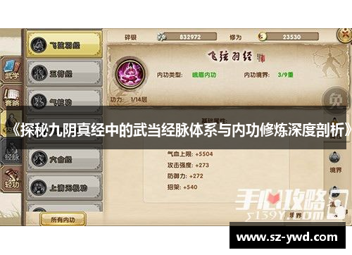 《探秘九阴真经中的武当经脉体系与内功修炼深度剖析》